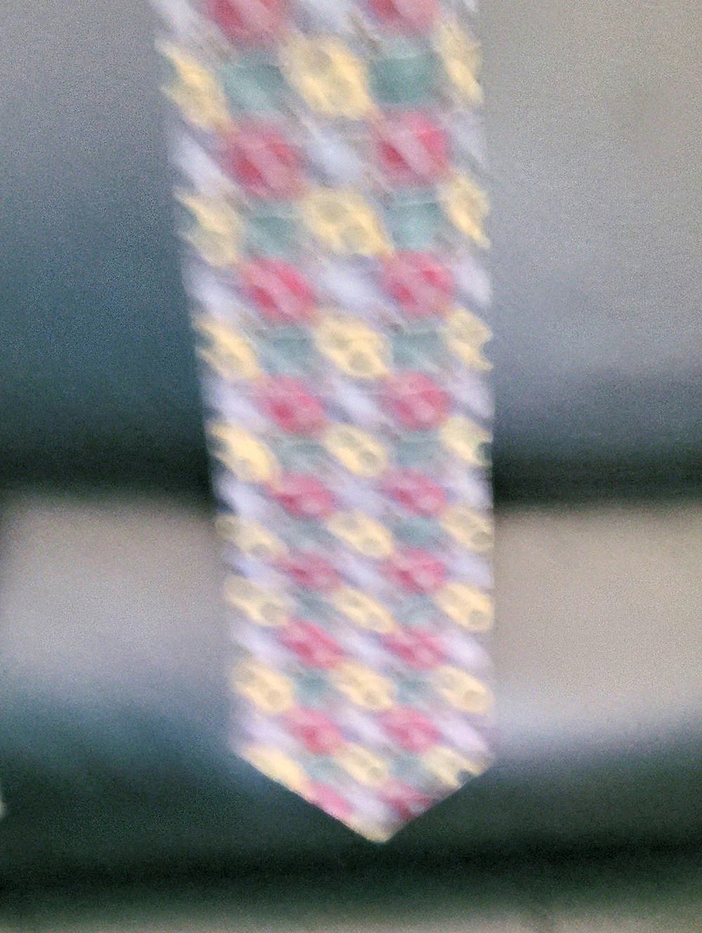 Men's Geometric Pattern Tie in Multicolor